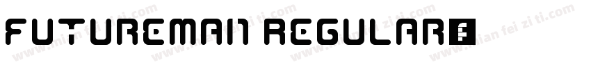 FutureMan Regular字体转换